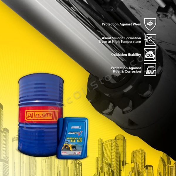 Bulk Hydraulic Oil Atlantic X AW68 208 Litres Atlantic Oil Store