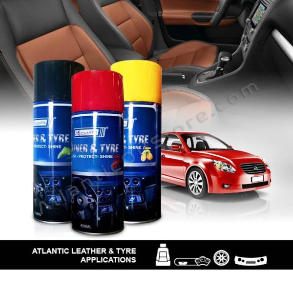 Atlantic Leather Protection Spray & Tyres Shiner